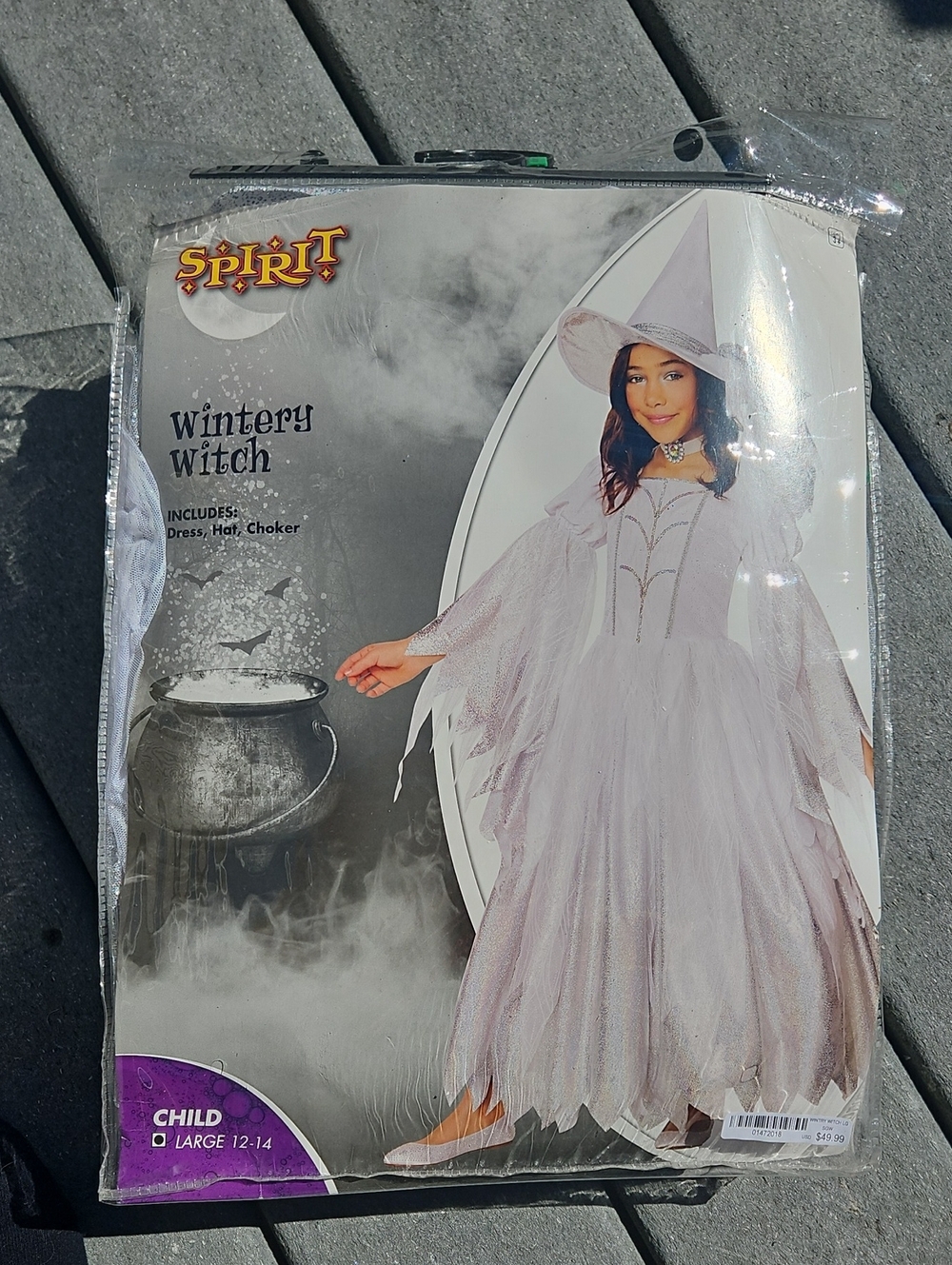 Spirit Wintery Witch Kids Costume - White